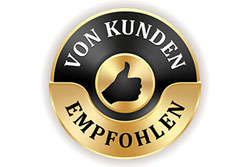 Bei Wasser und Brandschaden von Kunden empfohlen